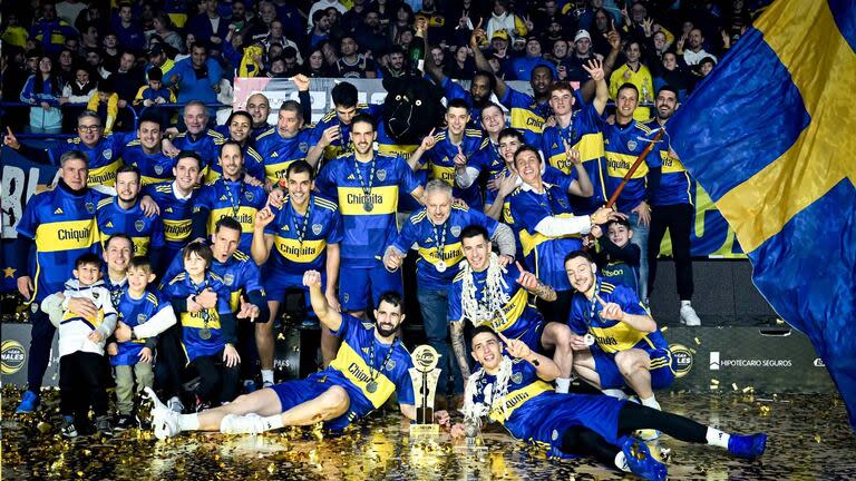 Boca ya se coronó y festeja la conquista de la Liga Nacional de Básquetbol, lograda con un 79-72 a Instituto en La Bombonerita.