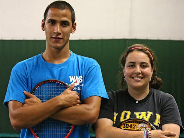 Wissahickon's top boys doubles pair, Ricardo Prince and Claire Uhle — Philadelphia Inquirer