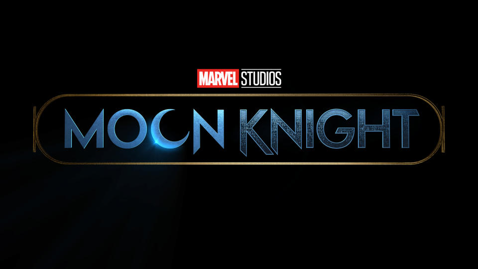 The title treatment for Moon Knight (Disney)