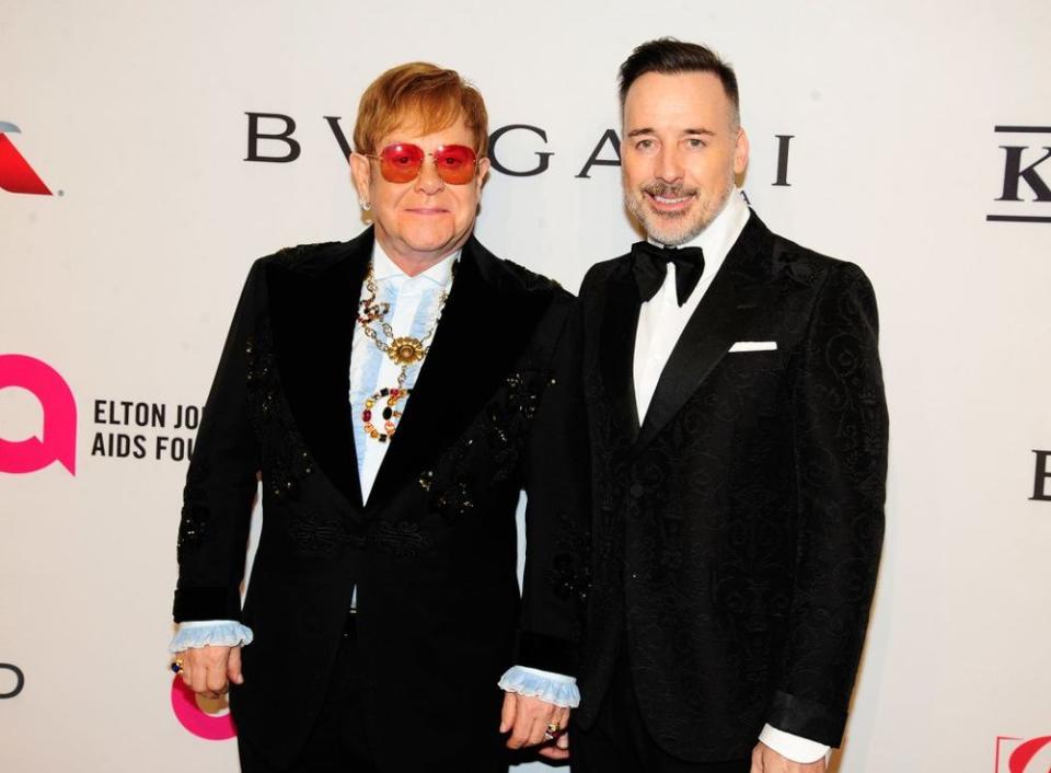 Elton John and husband David Furnish.