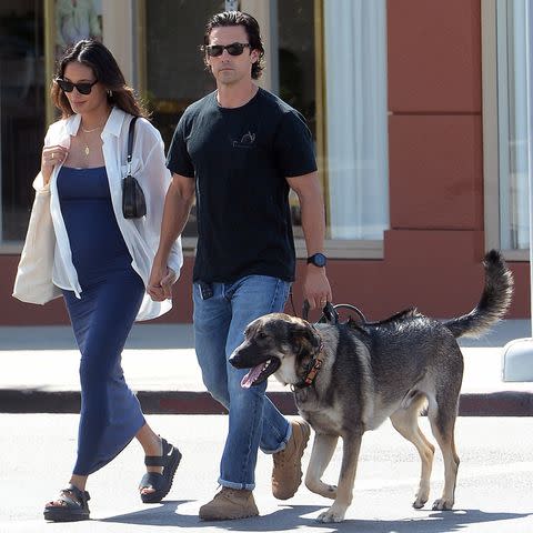 <p>TheImageDirect.com</p> Milo Ventimiglia and Jarah Mariano.