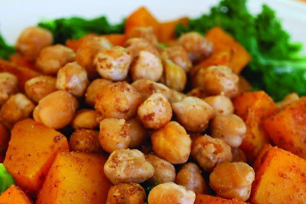 moroccan sweet potatoes and chickpeas