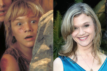 Ariana Richards in Jurassic Park (1993); Ariana Richards in 2018