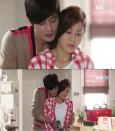 Jang Dong-gun hugs Kim Ha-neul from the back