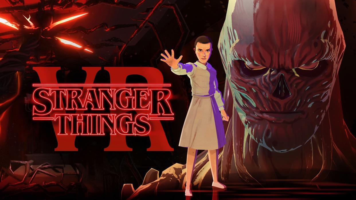  Stranger Things VR promotional image showing Vecna and Eleven. 