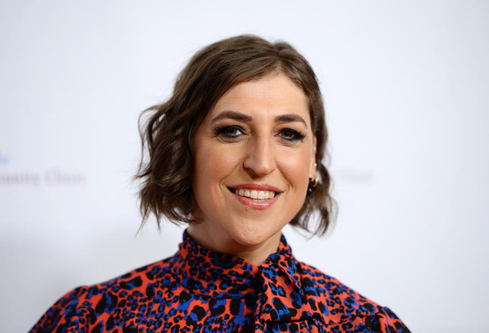 Actress Mayim Bialik says she doesn't feely guilty about playing it safe with flu season and COVID-19.