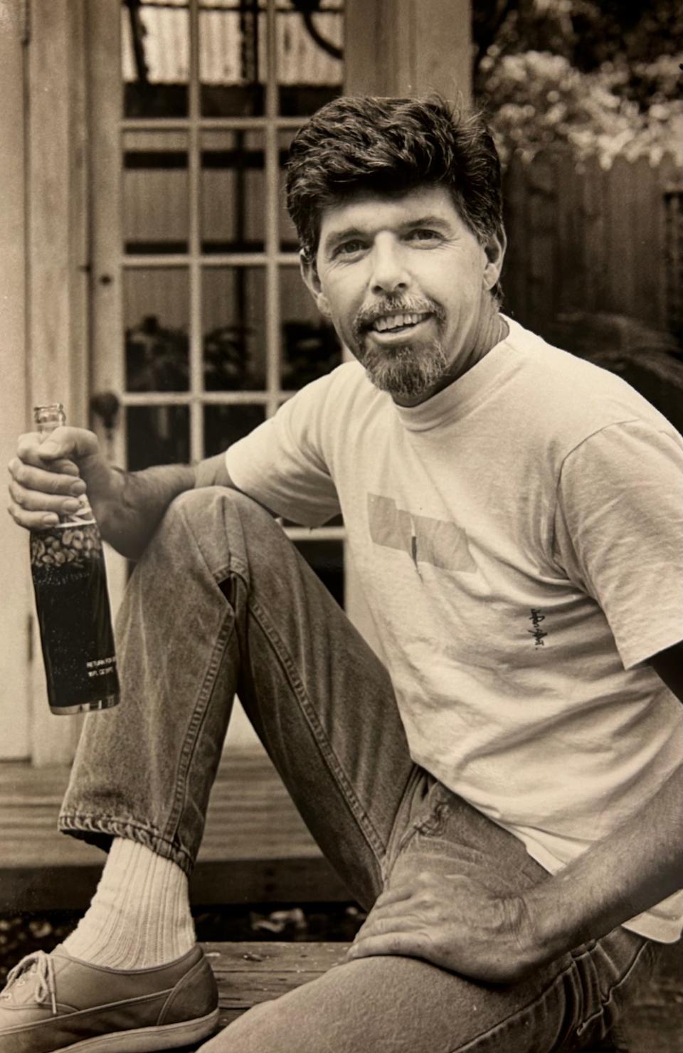 Palm Valley native Ernest Matthew Mickler's cookbook, "White Trash Cooking," became a sensation in the 1980s. Here he is pictured in 1986.