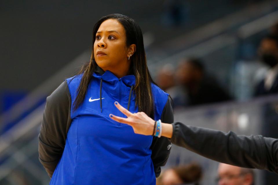 Former Cincinnati Bearcat Katrina Merriweather will be UC's new women's basketball coach.