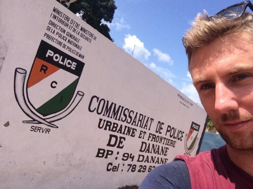 Johnny was arrested twice in the Ivory Coast, but still found time for selfies (OneStep4Ward)