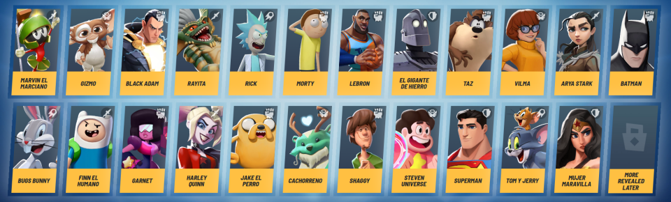 Estos son los personajes disponibles en <em>MultiVersus</em> hasta el cierre de la beta