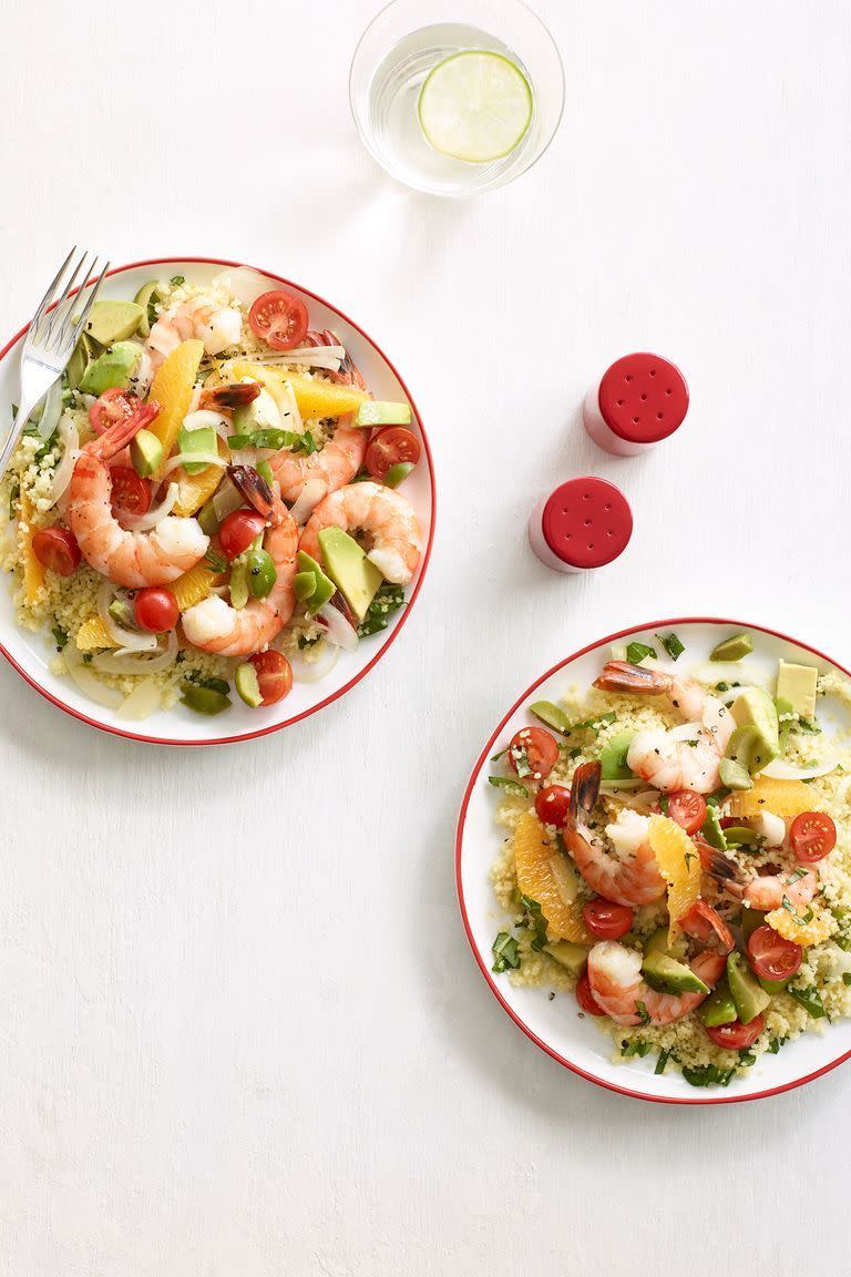 Zesty Shrimp Salad with Couscous