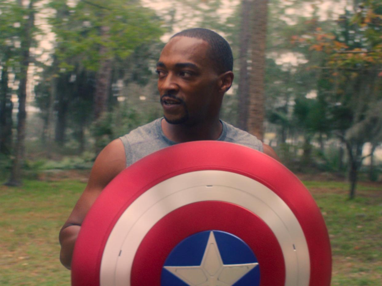 Anthony Mackie in The Falcon and the Winter Soldier (Disney Plus)
