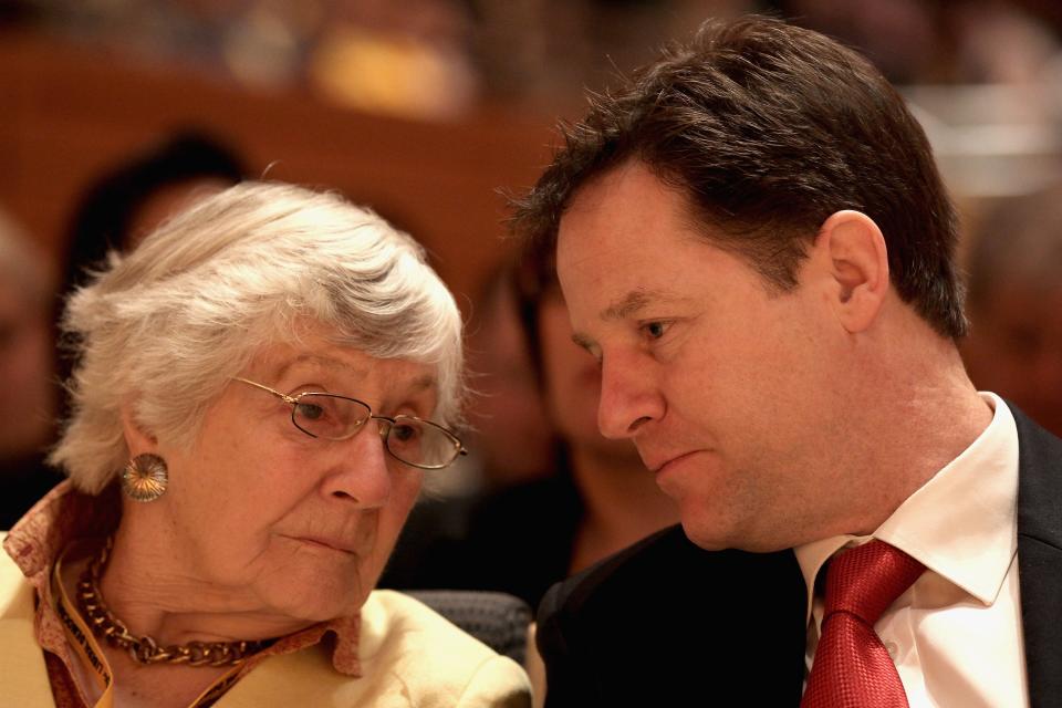 Williams with Nick Clegg in 2012Getty