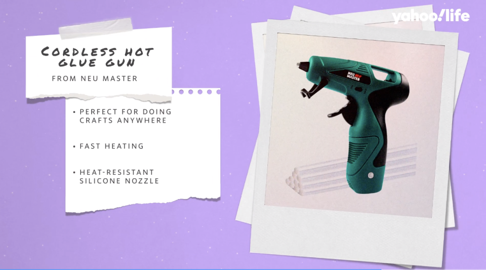 A cordless glue gun lets you craft freely. (Photo: Amazon)