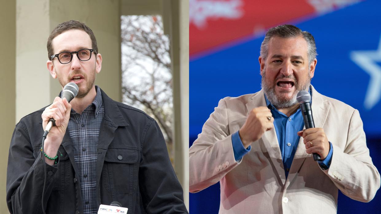 Democratic Senator Scott Wiener and Republican Senator Ted Cruz