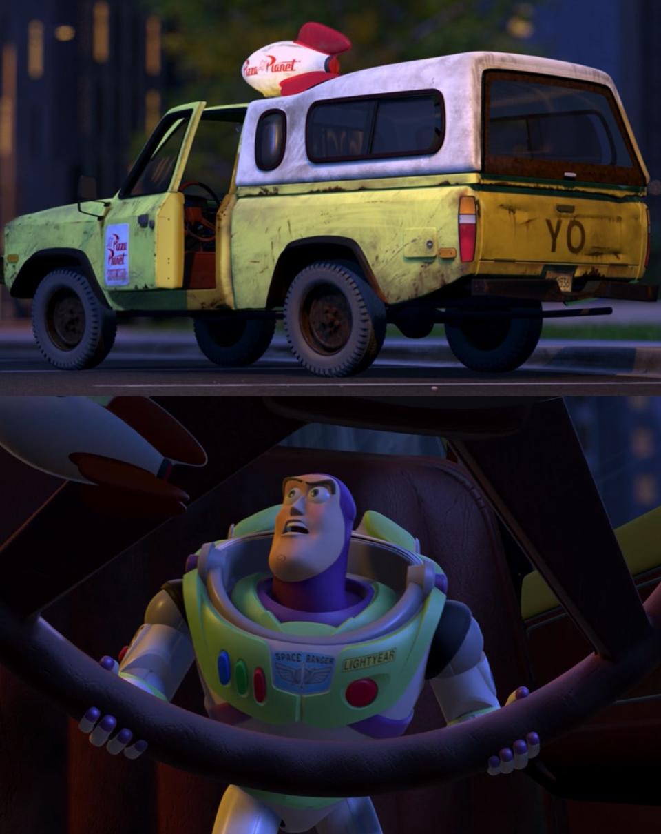 toy story 2 pizza planet truck