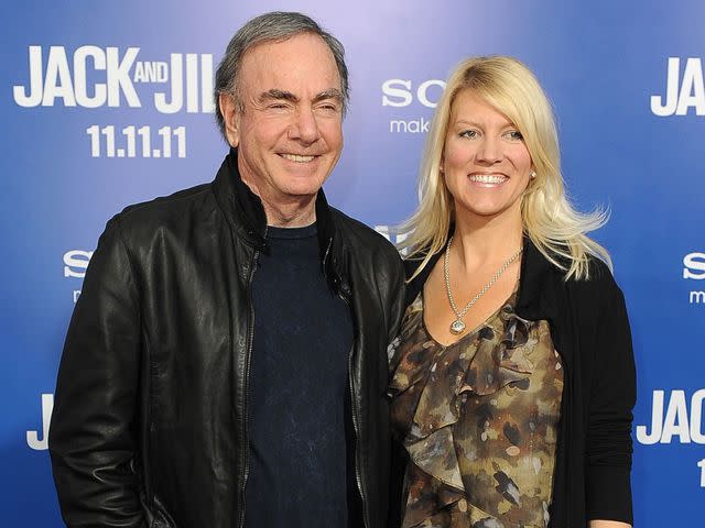 <p>Mike Nelson/EPA/Shutterstock</p> Neil Diamond and Katie McNeil at the 'Jack and Jill' Premiere in 2011.