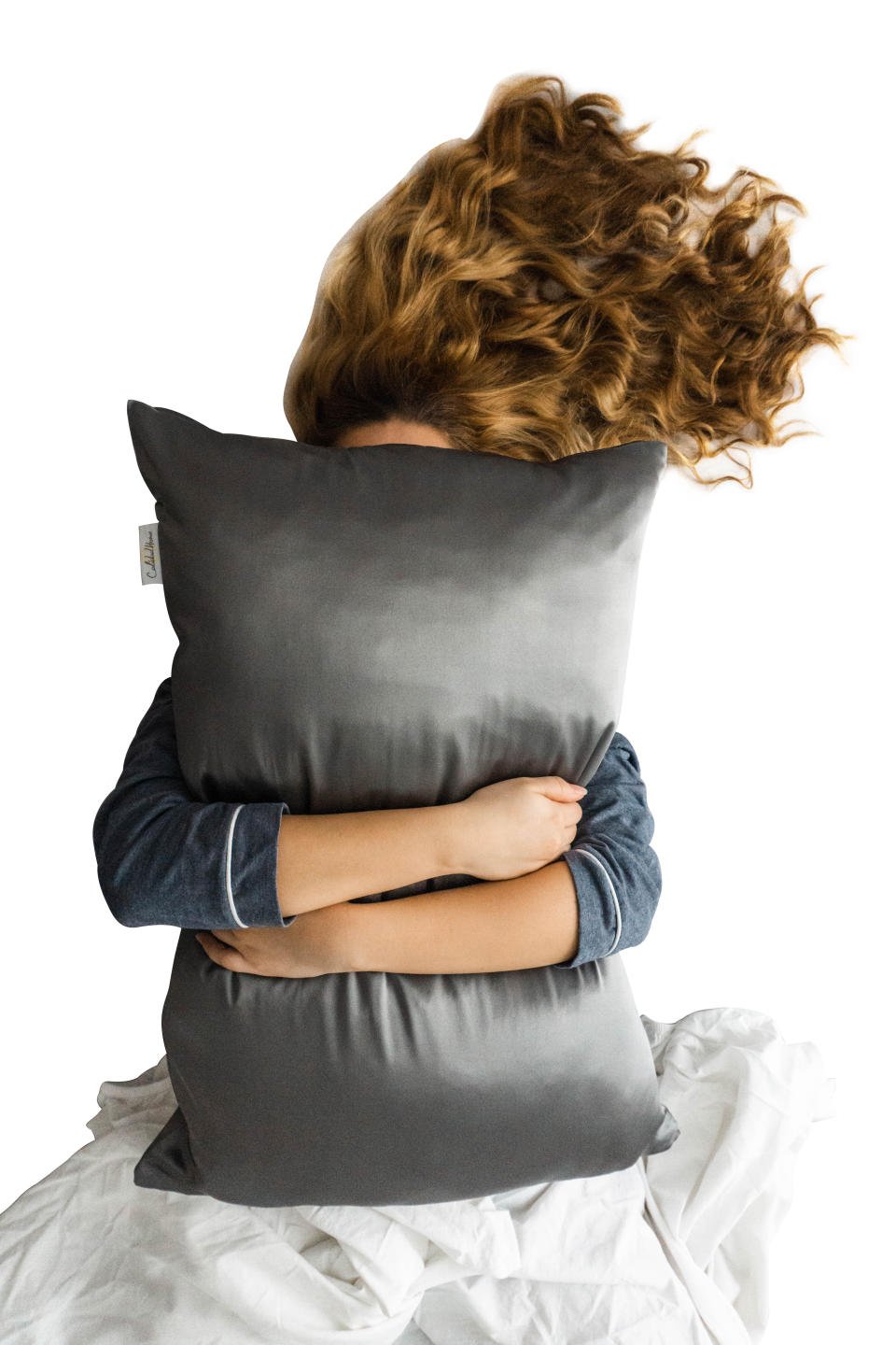 Charcoal Mulberry Silk Pillowcase by Calidad Home