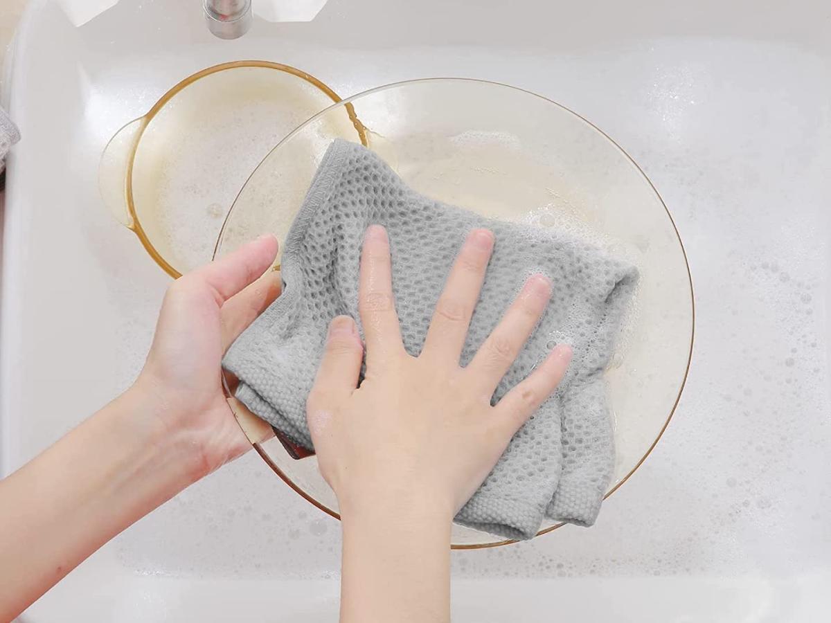 Reviewers Say These Waffle-Weave  Dish Cloths Are 'The Best