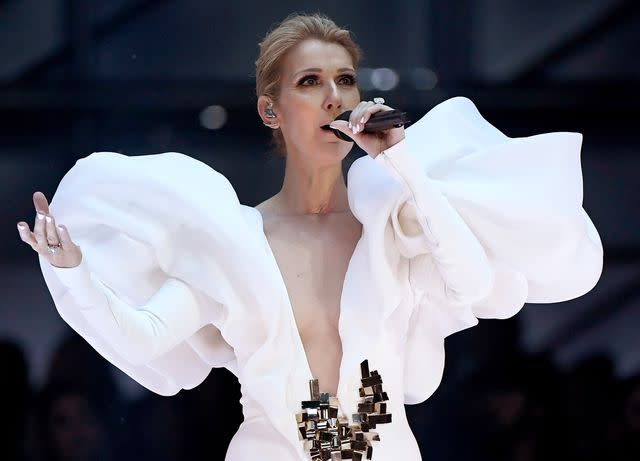 <p>Ethan Miller/Getty</p> Celine Dion performs onstage during the 2017 Billboard Music Awards on May 21, 2017 in Las Vegas, Nevada.