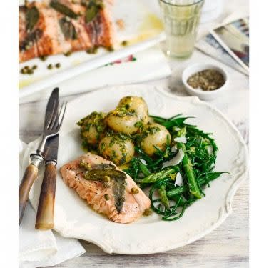 <p>Samphire tastes like fresh salt air, and lends its salinity here to season the other vegetables. It is widely available from supermarkets or your local fishmonger.</p><p><strong>Recipe: <a href="https://www.goodhousekeeping.com/uk/food/recipes/samphire-asparagus-and-green-bean-salad" rel="nofollow noopener" target="_blank" data-ylk="slk:Samphire, asparagus and green bean salad;elm:context_link;itc:0;sec:content-canvas" class="link ">Samphire, asparagus and green bean salad</a></strong> </p>