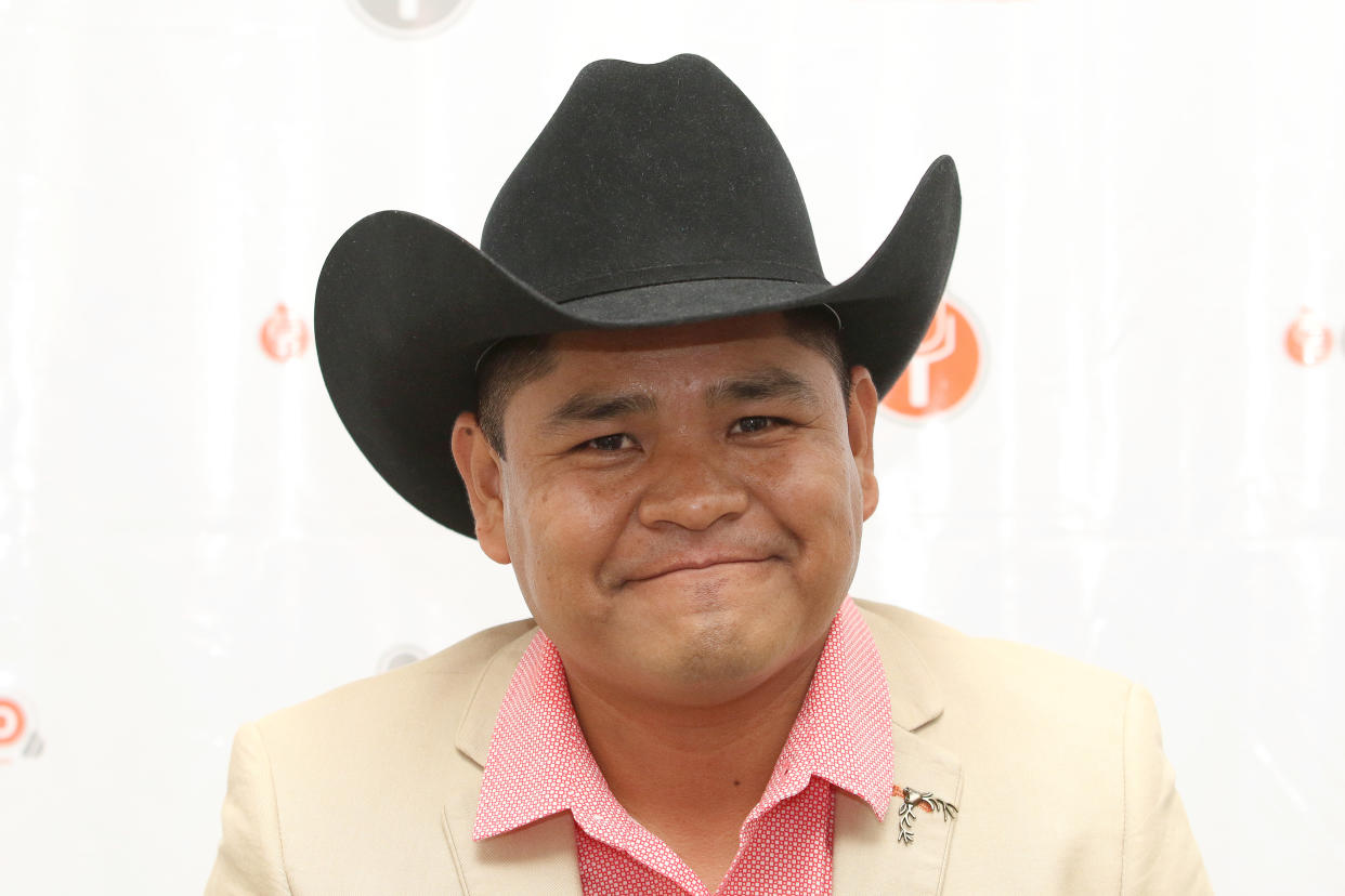 MEXICO CITY, MEXICO - APRIL 23: Erasmo Catarino during a Press Conference on April 23, 2019 in Mexico City, Mexico. (Photo by Adrián Monroy/Medios y Media/Getty Images)