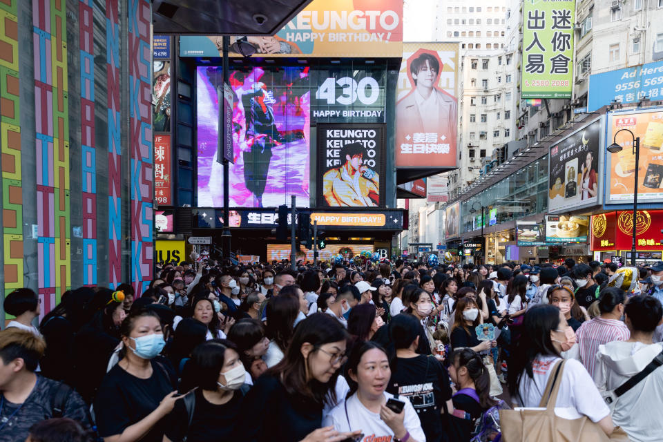 姜濤24歲生日，號稱「香港頂流的生日排面」震驚內地網絡（照片：Yahoo娛樂圈）