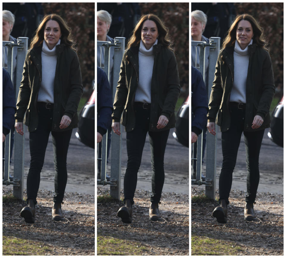 Catherine Middleton ne quitte plus ses bottines Blundstone qu'elle portait à Copenhague et au Pays de Galles (Getty Images)