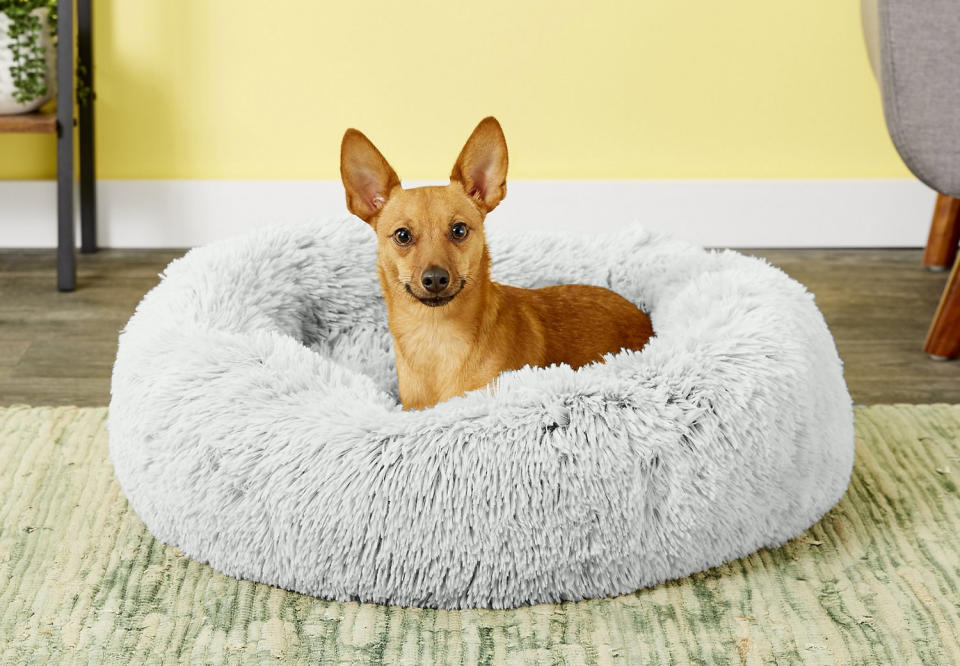 If your furry friend is on the small side, this plush bed will be their favorite during the cooler months. (Photo: Chewy)