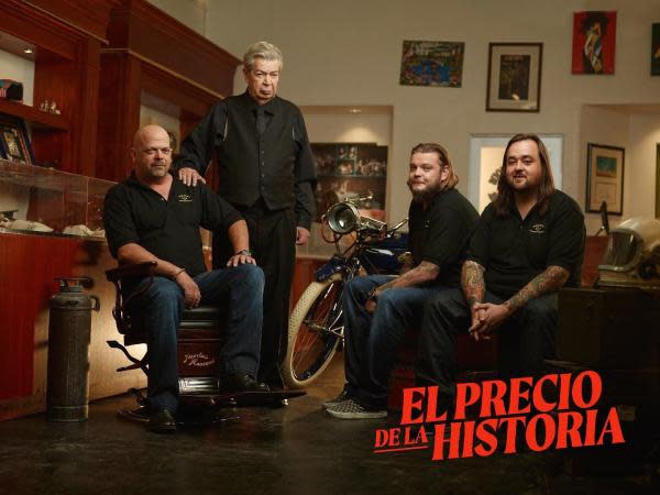 Póster de El precio de la historia. (Fuente: AETN)