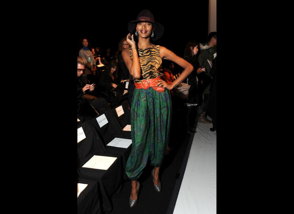 NEW YORK, NY - FEBRUARY 09:  Model Jessica White attends the BCBG Max Azria Fall 2012 fashion show during Mercedes-Benz Fashion at The Theatre at Lincoln Center on February 9, 2012 in New York City.  (Photo by Jason Kempin/Getty Images for Mercedes-Benz Fashion Week)