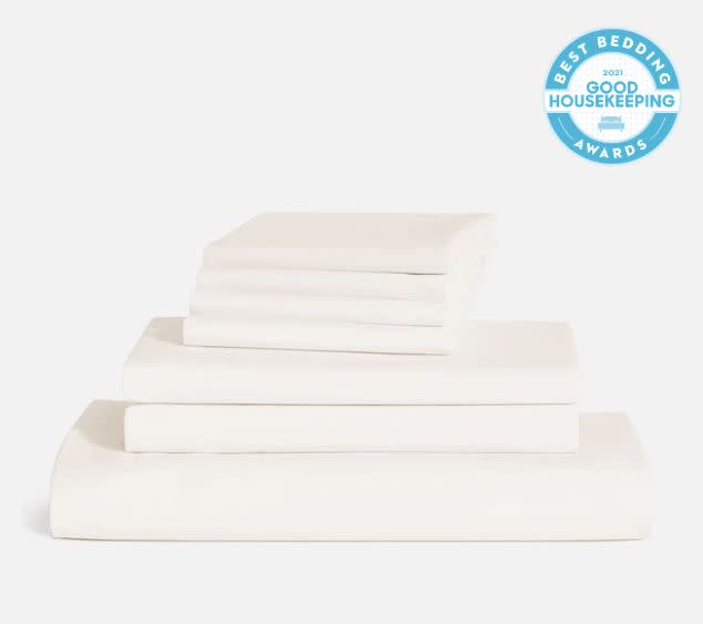 <p><a href="https://go.redirectingat.com?id=74968X1596630&url=https%3A%2F%2Fwww.brooklinen.com%2Fproducts%2Fluxe-hardcore-sheet-bundle&sref=https%3A%2F%2Fwww.oprahdaily.com%2Flife%2Frelationships-love%2Fg40354391%2Fbest-retirement-gifts-for-women%2F" rel="nofollow noopener" target="_blank" data-ylk="slk:Shop Now;elm:context_link;itc:0;sec:content-canvas" class="link ">Shop Now</a></p><p>Luxe Sateen Hardcore Sheet Bundle</p><p>brooklinen.com</p><p>$247.00</p>