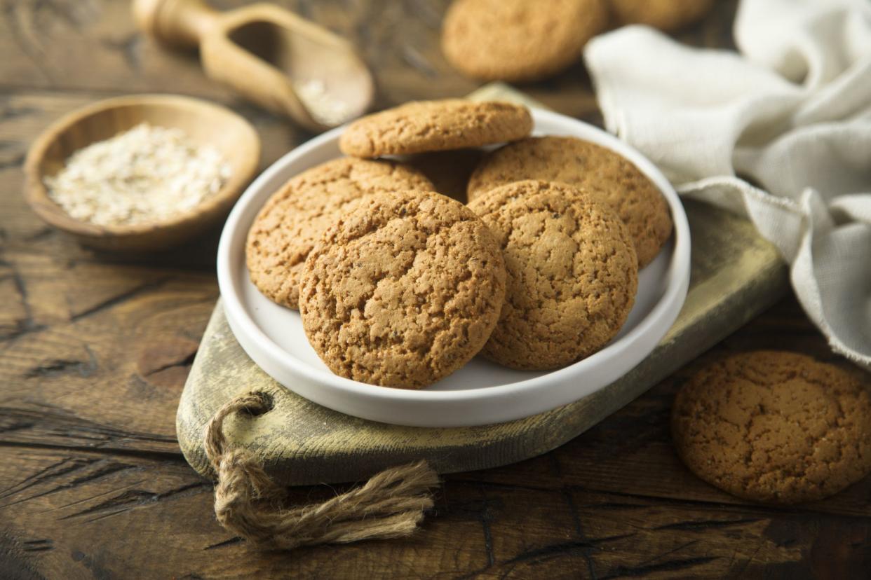 Traditional homemade ginger snaps