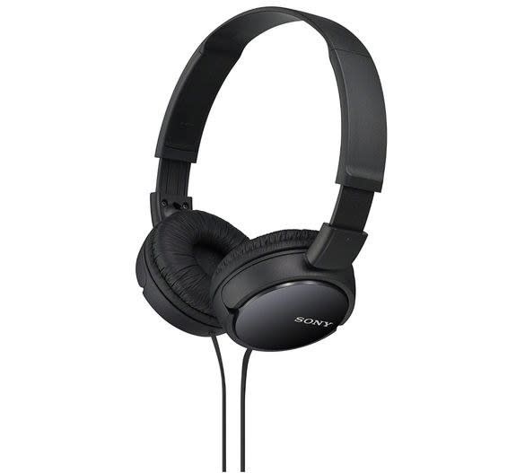 These Sony over-ear headphones have a mic and no-mic option