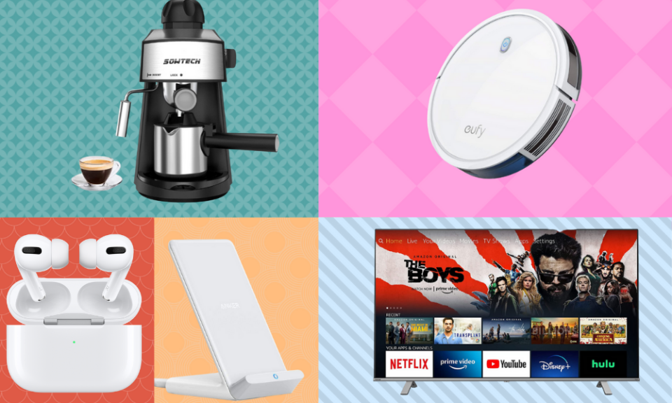 Score nearly 50 percent off everything from AirPods to espresso makers. (Photo: Amazon)