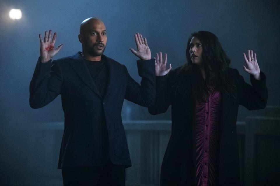 Schmigadoon! stars Keegan-Michael Key and Cecily Strong (Apple TV+)