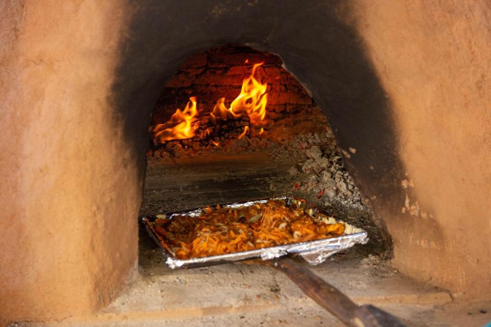 Clay ovens at the US-Mexico Border