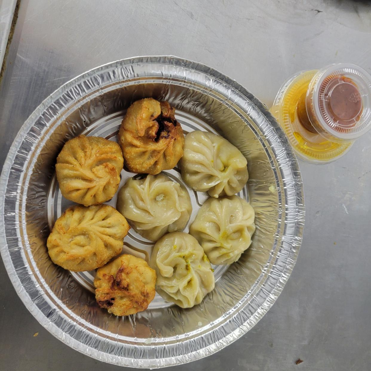 Nepali cuisine, including these dumplings known as Momos, can be found at Street Eats, a Lubbock food truck.