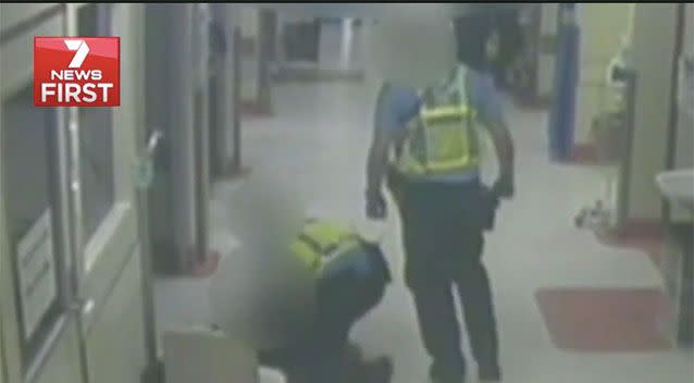 Gerard Hayes hope showing this footage will result in some changes being made. Source: 7 News