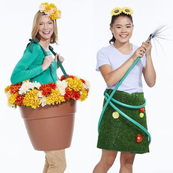 <p>Mothers and daughters who garden together, stay together. Give a nod to your favorite shared hobby with this garden-themed costume. </p><p><em><a href="https://www.womansday.com/life/a29103620/bloom-mom/" rel="nofollow noopener" target="_blank" data-ylk="slk:See full tutorial on Woman's Day »;elm:context_link;itc:0;sec:content-canvas" class="link ">See full tutorial on Woman's Day » </a></em></p>