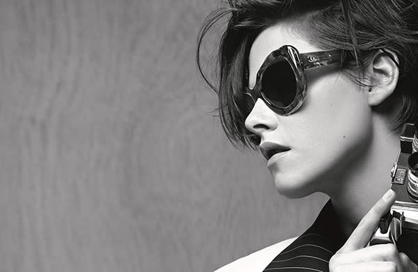 Kristen Stewart Chanel eyewear campaign.