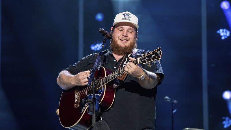 Luke Combs performs during the 2023 CMA Fest on Thursday, June 8, 2023, at Nissan Stadium in Nashville. Combs recently announced a 2024 tour with two shows in Salt Lake City. 