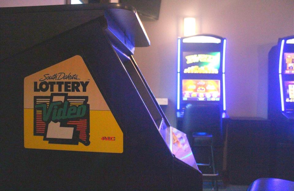 Video lottery casinos, like this one at One Stop Madison in Madison, S.D., are becoming more common around the state. There are 1,326 video lottery casinos and about 10,321 active machines, according to the South Dakota Lottery's 2023 report.