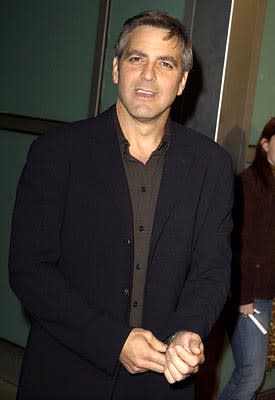 George Clooney at the Hollywood premiere of 20th Century Fox's Solaris