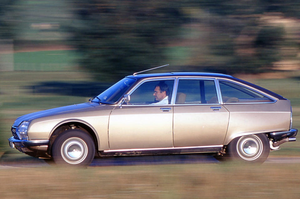 <p>A deserved winner of the 1971 European Car of the Year award, the Citroën GS was one of the <strong>most</strong> <strong>technologically advanced cars of the 1970s</strong>. A remarkable alternative to mediocre cars like the Morris Marina, its usefulness was extended with the arrival of the GSA hatchback. Production totalled <strong>1.9 million</strong>.</p>