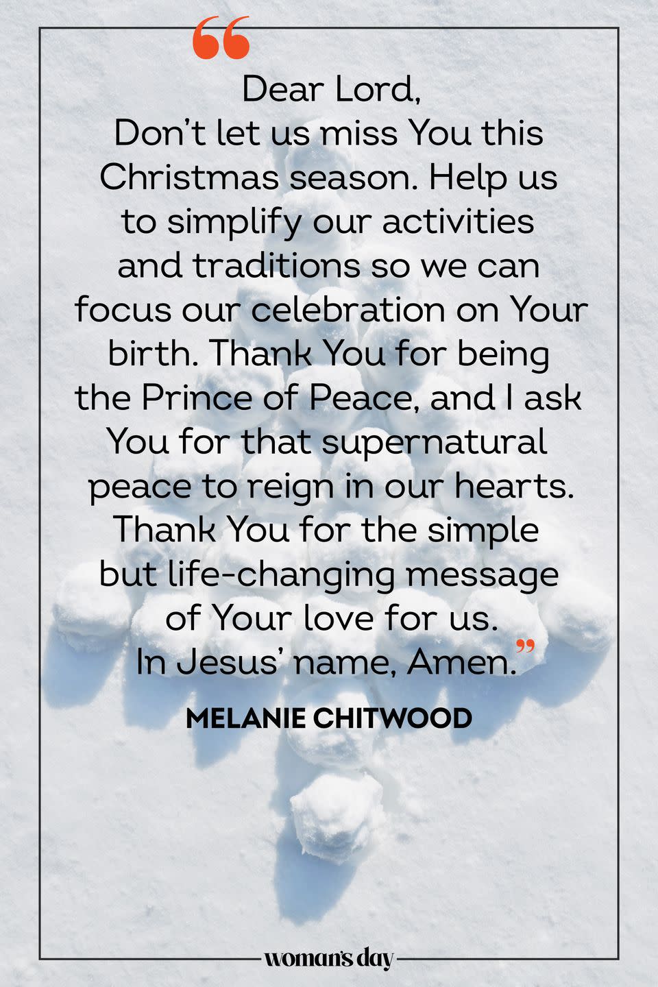 7) Christmas Season Prayer