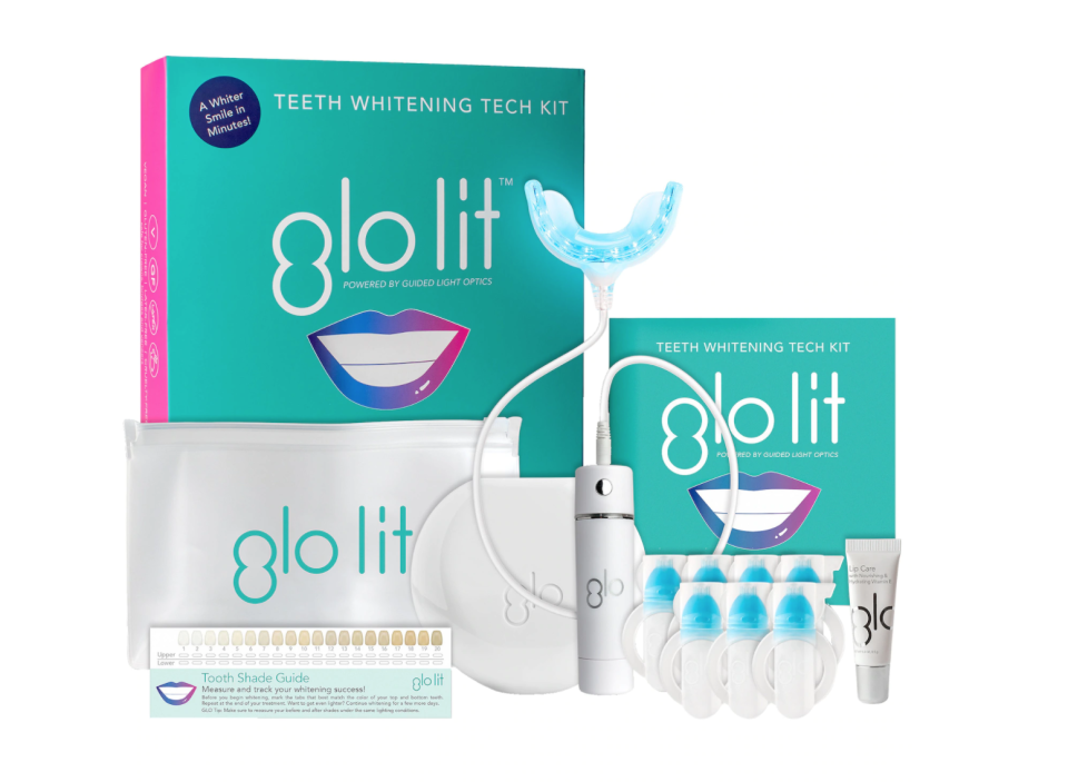 GLO Science GLO Lit™ Teeth Whitening Tech Kit. Image via Sephora.