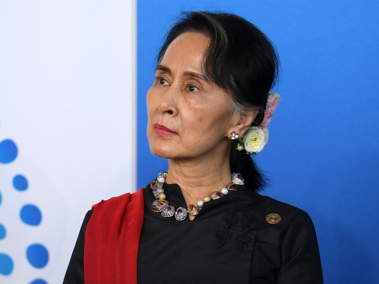 Myanmar State Counsellor Aung San Suu Kyi attends the ASEAN-Australia Special Summit: Dan Himbrechts/Getty Images