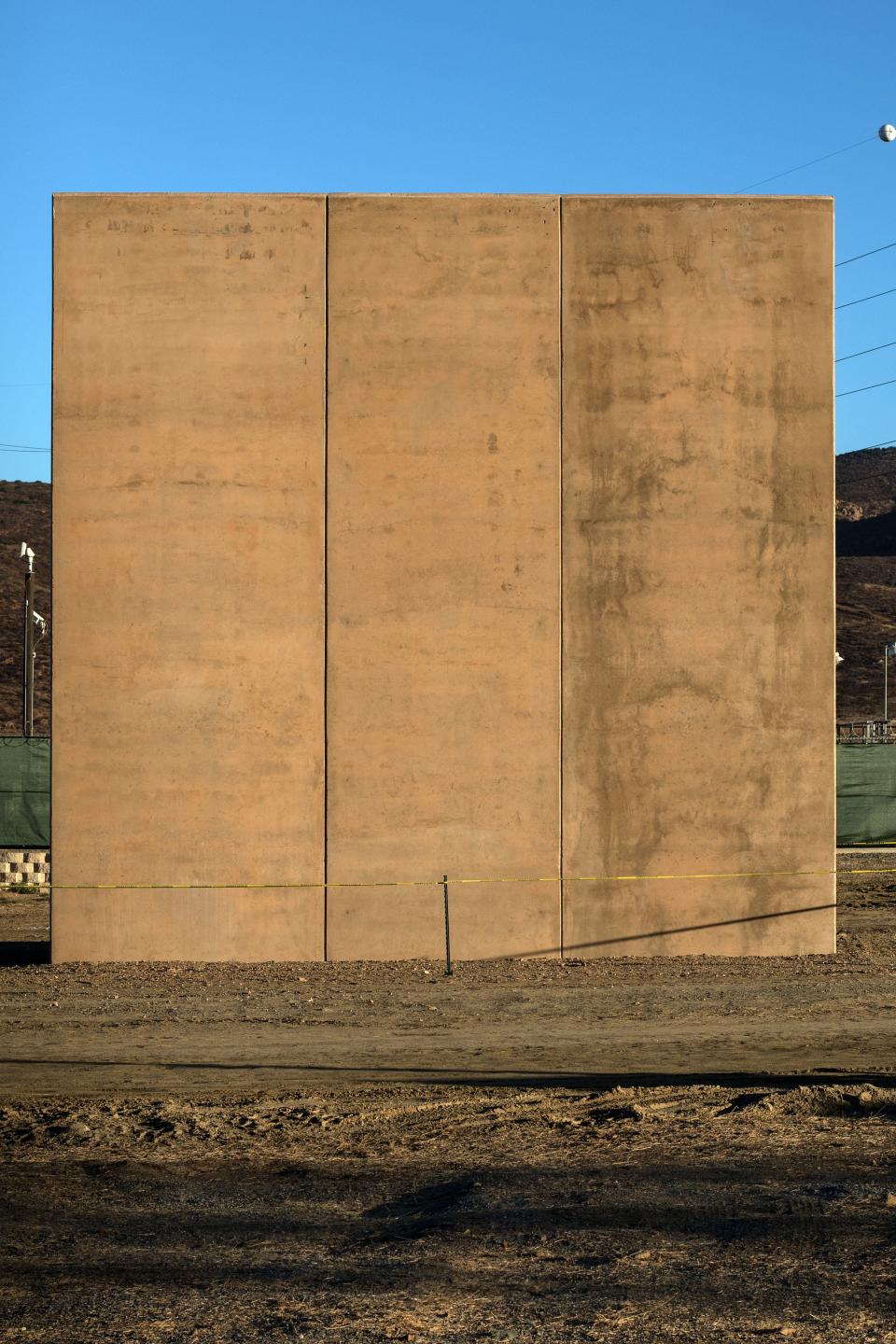 Six companies have built the eight walls (Picture: Getty)