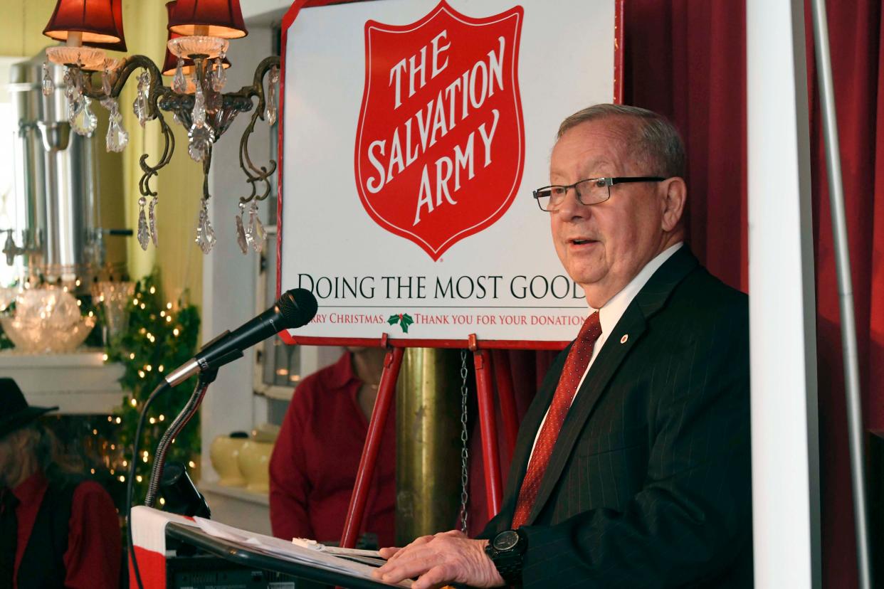 Tom Rice hosted the recent kickoff of the Empty Stocking Fund organized by the Northwest Florida Daily News and the Salvation Army of Okaloosa and Walton counties. In addition to offering his Magnolia Grill restaurant in downtown Fort Walton Beach for a variety of fundraisers, Rice volunteers his time and resources to local veterans causes and activities such as Memorial Day and Veterans Day ceremonies.